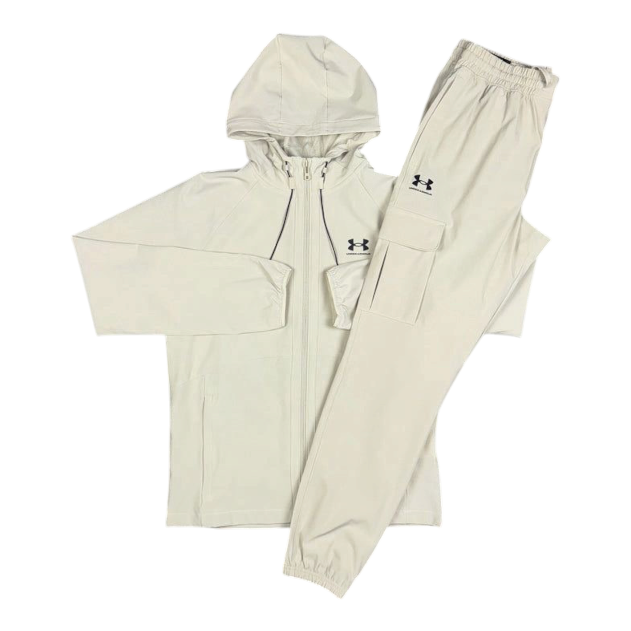 UNDER ARMOUR WOVEN TRACKSUIT STONE