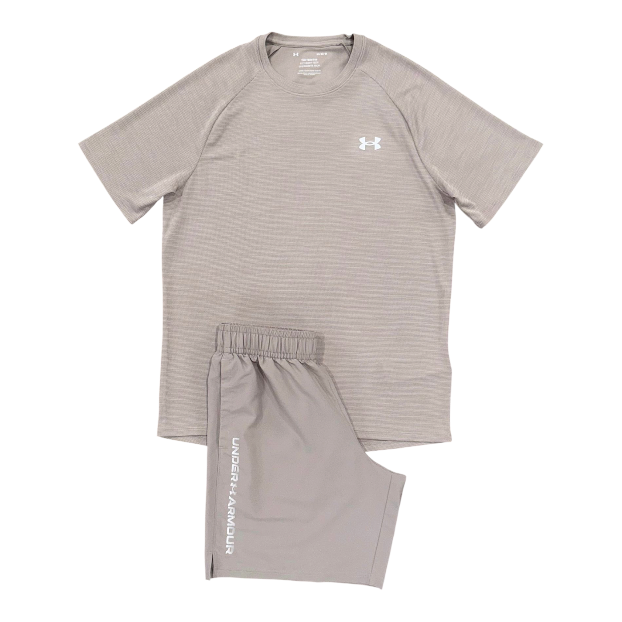 UNDER ARMOUR SHORT SET - BEIGE